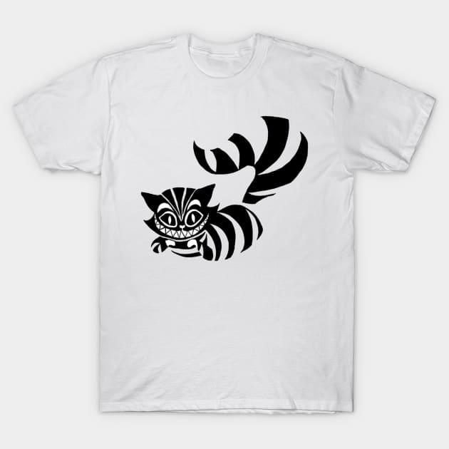 Cheshire Cat T-shirt T-Shirt by Hartles Nina